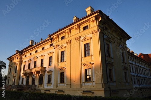 Slavkov baroque castle  national cultural landmark  Slavkov - Austerlitz near Brno  South Moravia  Czech republic.