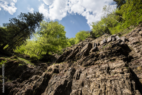 taminschlucht valley swiss photo