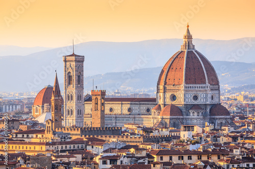 Canvas Print Cathedral Santa Maria Del Fiore, aka Saint mary of the Flower, Florence, Italy