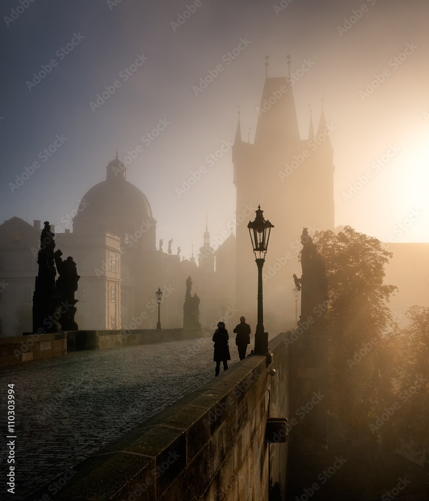 Fototapeta premium Charles Bridge, Prague, Czech republic