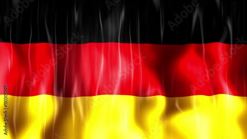 Germany Flag Animation, High Quality Quicktime animation, works with all Editing Programs, 20 Seconds Duration