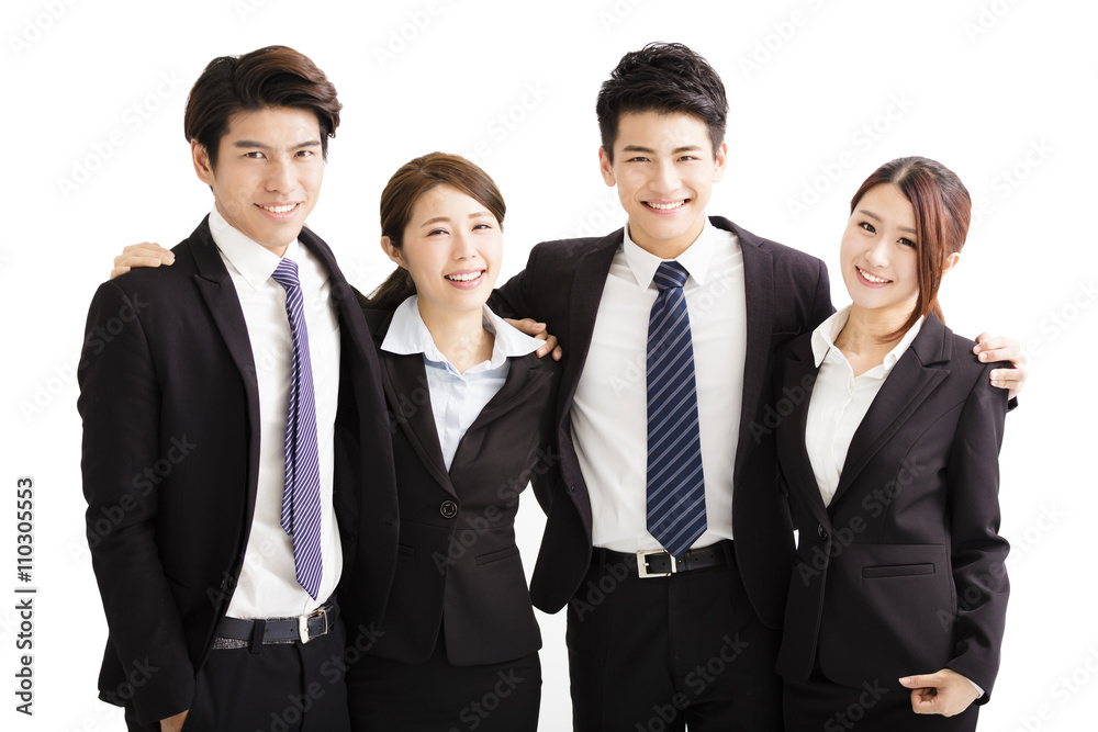 Portrait Of happy Young Business group Portrait Of happy Young Business group