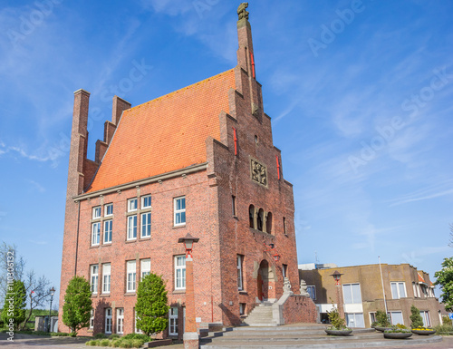 Town hall in historical village Medemblik