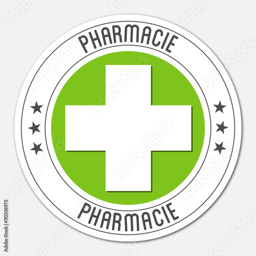 Logo pharmacie. photo