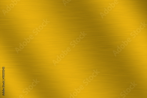 Bild auf Leinwand Metal background or texture of brushed gold plate