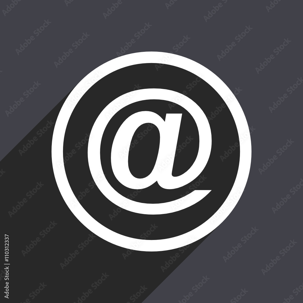 flat design web white and grey vector icon flat design web white and grey vector icon