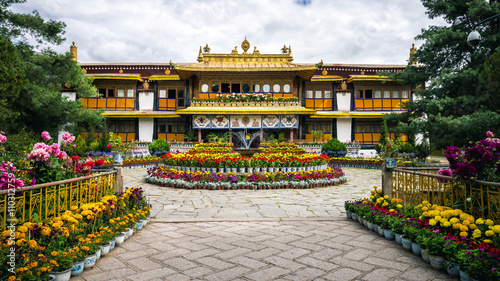 Fotografia Norbulingka summer palace in Lhasa, Tibet