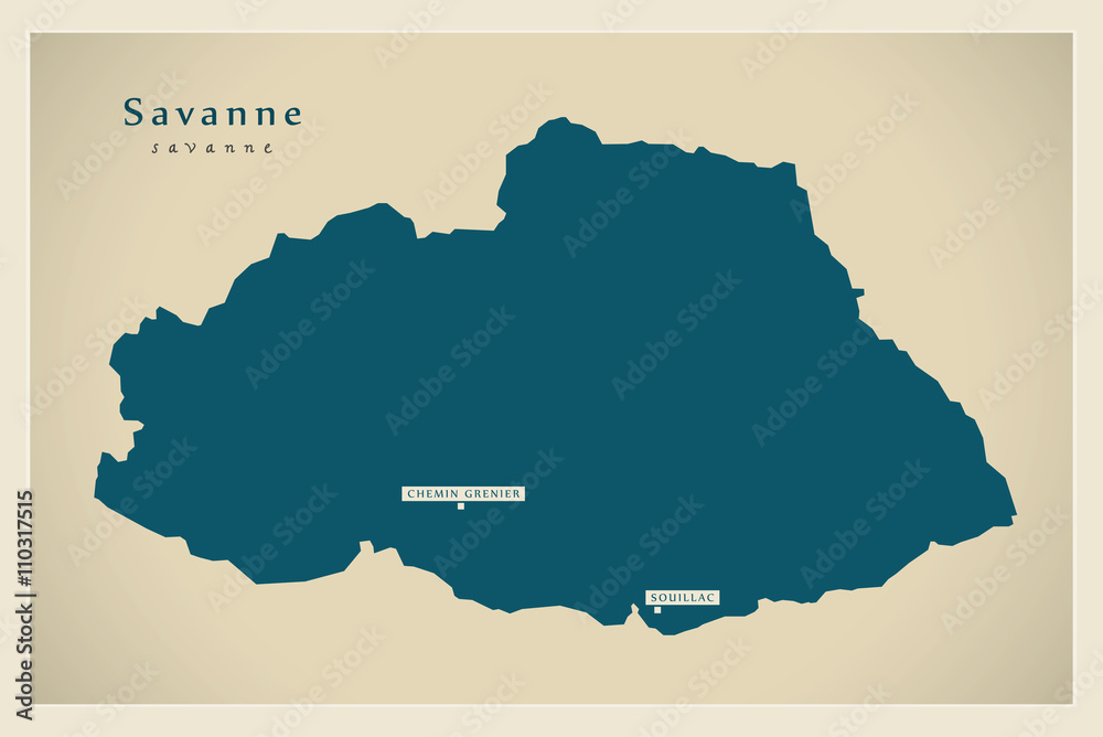 Modern Map - Savanne MU