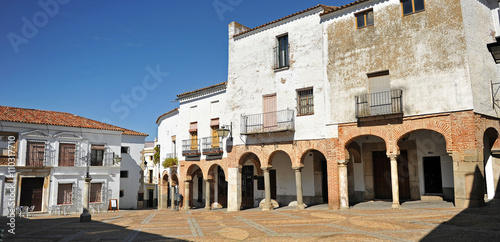 Plaza Chica de Zafra, provincia de Badajoz, Extremadura, España