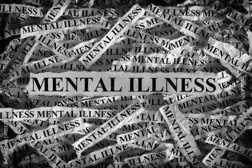 Vászonkép Mental illness