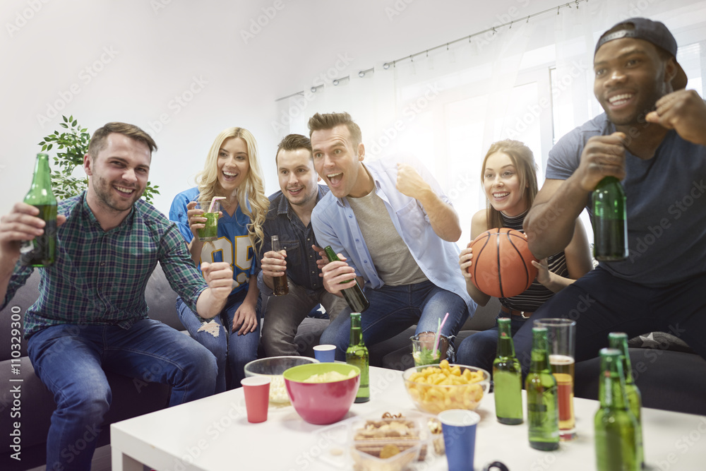Great evening with friends and basketball Great evening with friends and basketball
