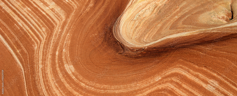 Obraz premium The Wave detail, Paria Canyon, Arizona