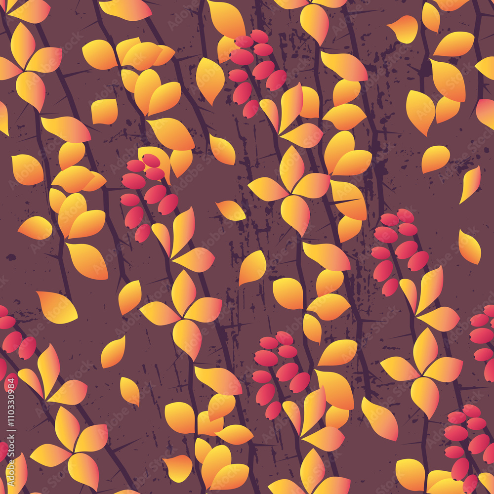 Seamless autumn pattern Seamless autumn pattern