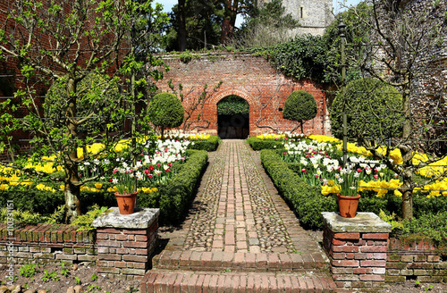 Fototapeta Naklejka Na Ścianę i Meble -  An English Walled Garden