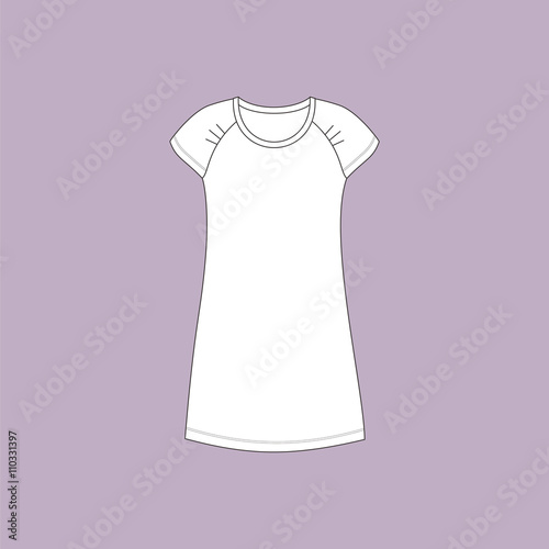 nightie. woman's house dress. nightdress.