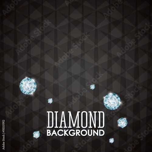 Diamond icon. Elegant concept. Gem design photo