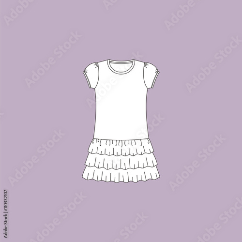 nightie. woman's house dress. nightdress.