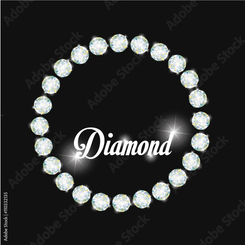 Diamond icon. Elegant concept. Gem design