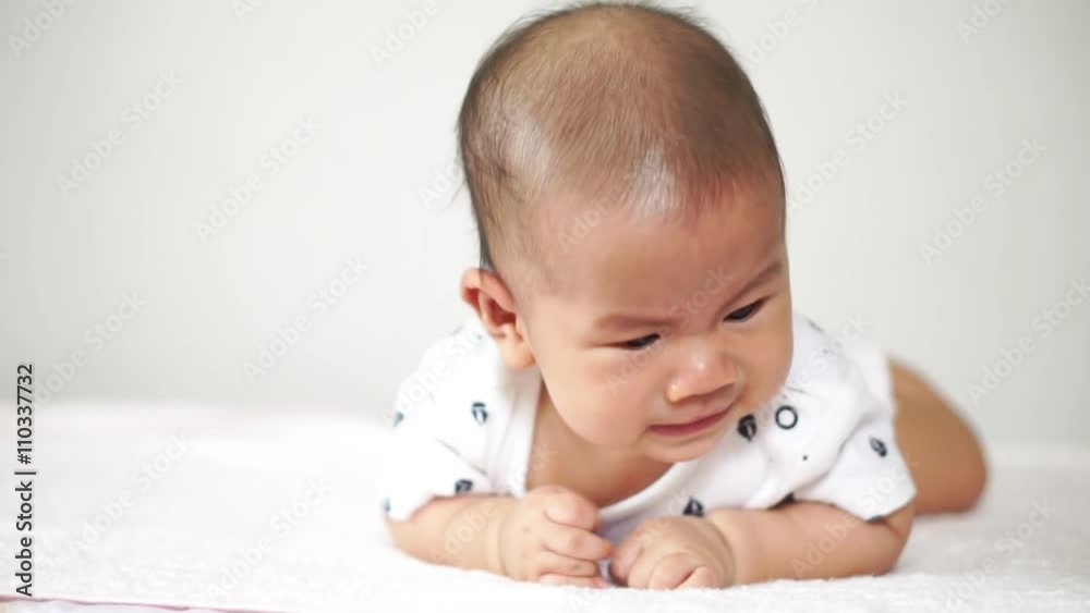 Baby rolling over then crying Baby rolling over then crying