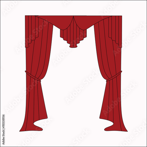  interior textiles. window decoration. curtains.