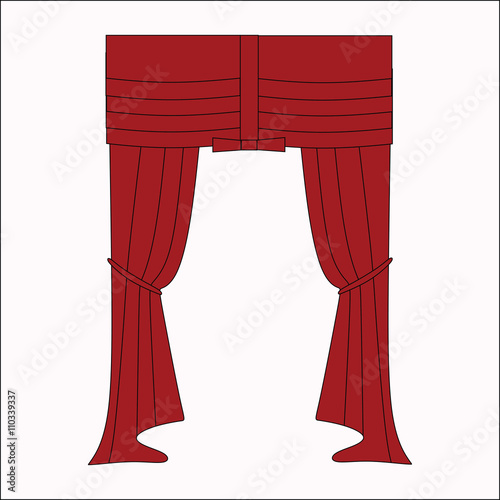  interior textiles. window decoration. curtains.