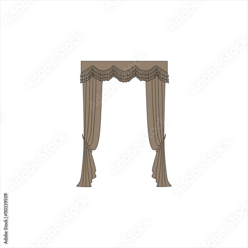  interior textiles. window decoration. curtains.