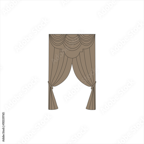  interior textiles. window decoration. curtains.