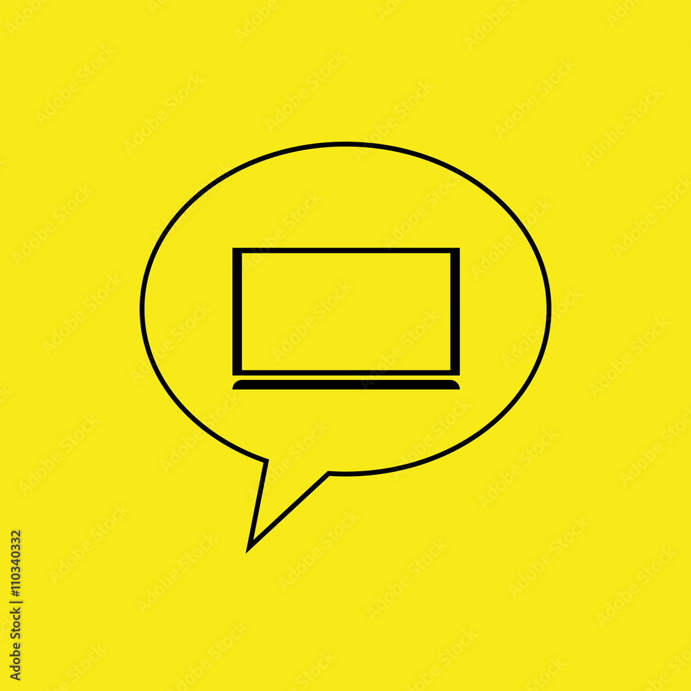 Fototapeta premium Social media design. Media icon. Technology concept