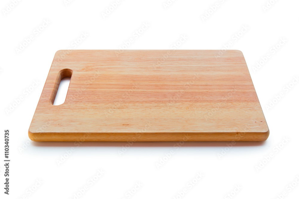 Cutting board isolated on white background with shadow Cutting board isolated on white background with shadow
