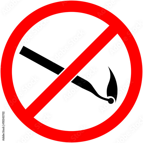 No match sign Vector illustration. Flat design.