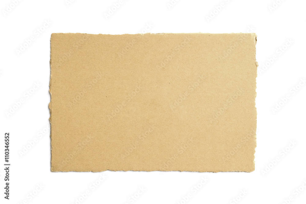 Torn Paper with white background