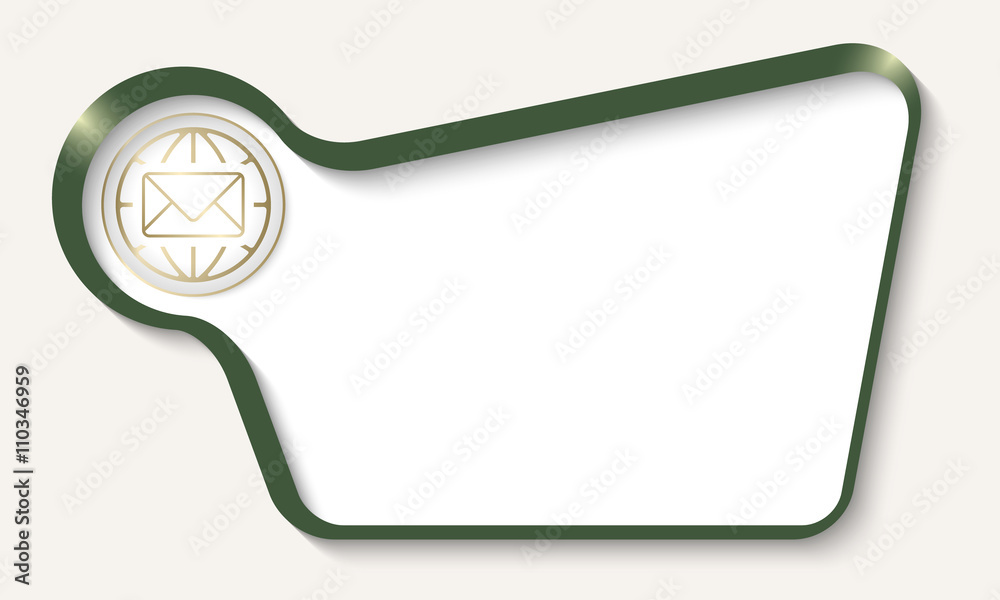 Vector abstract frame for your text and envelope Vector abstract frame for your text and envelope