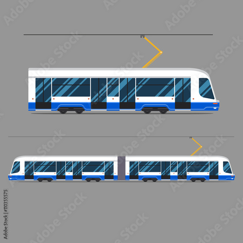 set vector mass rapid transit urban vehicles Collection  municipal transport