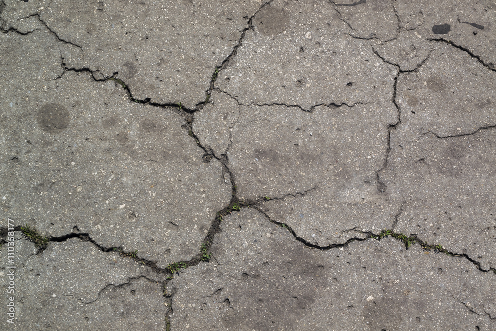 Obraz premium Asphalt texture with cracks