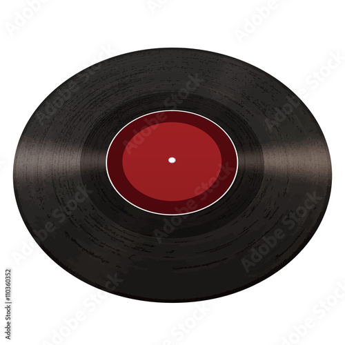 レコード盤（パース）