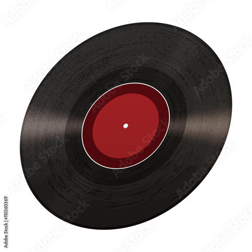 レコード盤（傾斜）