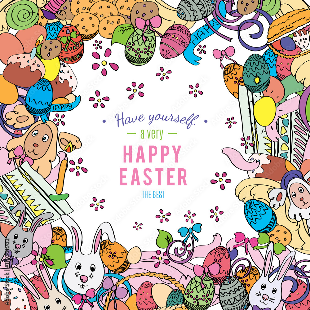 Awesome Happy Easter card in Awesome Happy Easter card in