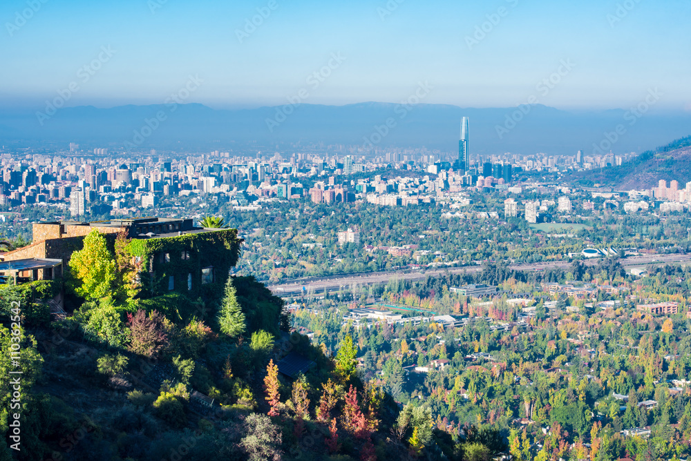 Beautiful house with an amazing view of Santiago de Chile