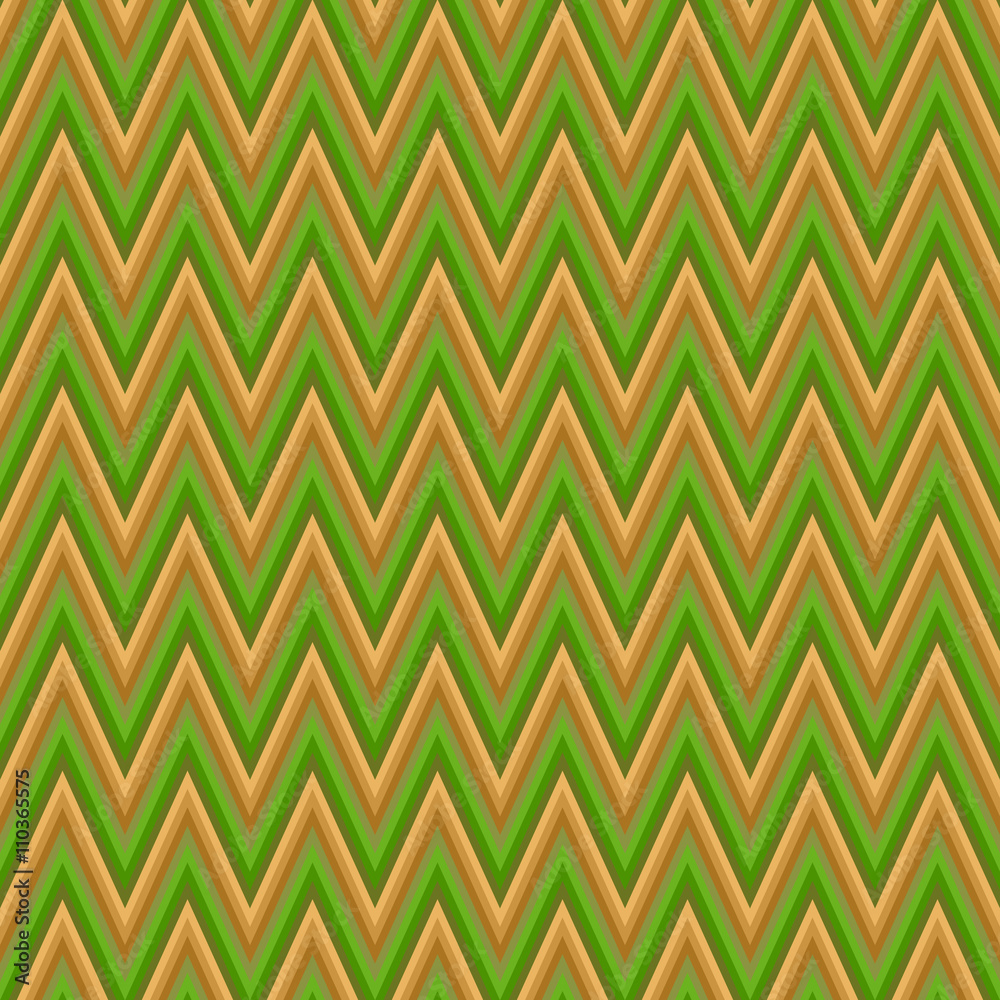 Green and brown chevron pattern background Green and brown chevron pattern background