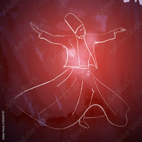 Whirling Dervish sufi religious dance