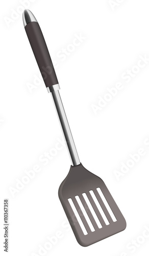 Photorealistic plastic scapula for food