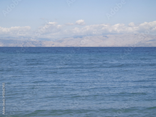 View of the sea and mountains