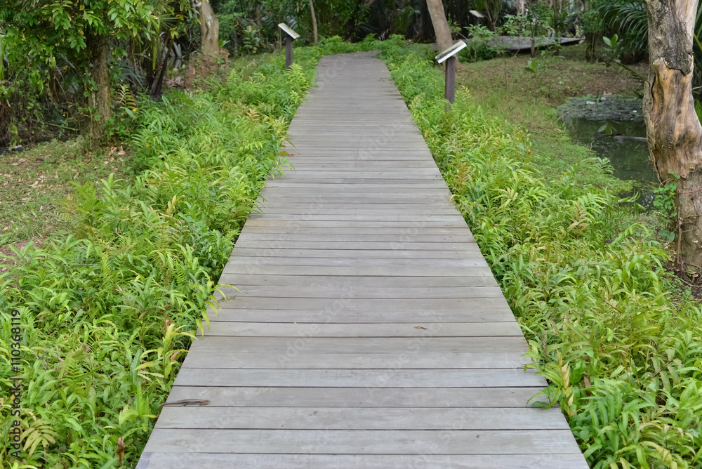 Wooden foot bridge Wooden foot bridge