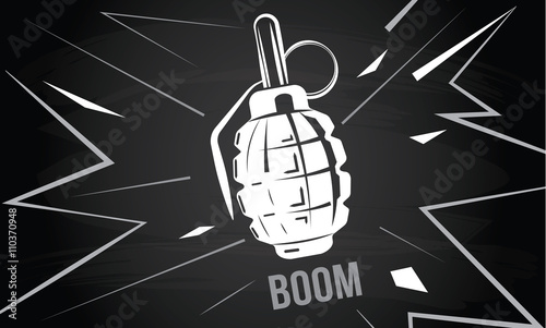 hand grenade, bomb explosion, weapons army weapon