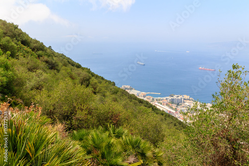 Amazing Vista from the top of the Rock of Gibraltar