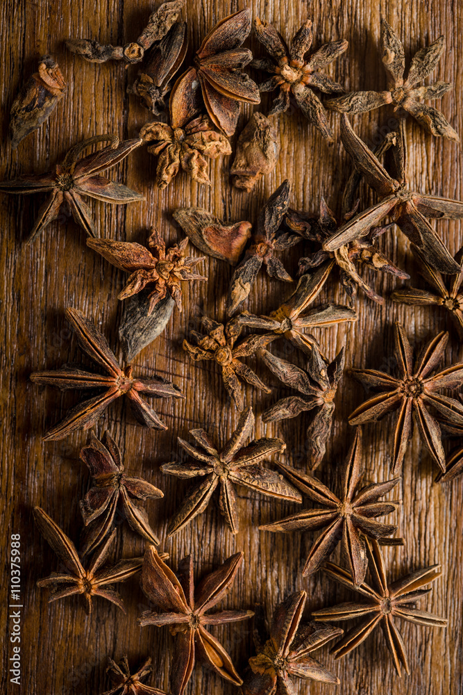 Star anise was placed Star anise was placed
