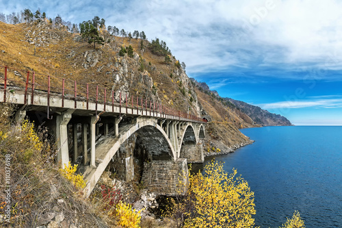 one of the bridges on Circum-Baikal Railway