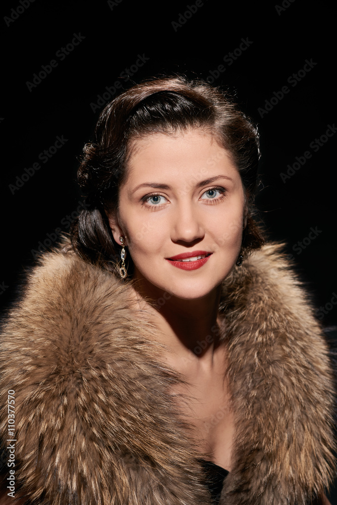 pretty glamorous lady portrait pretty glamorous lady portrait