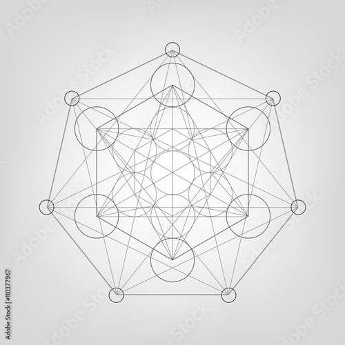 Sacred Geometry. Vector Illustration