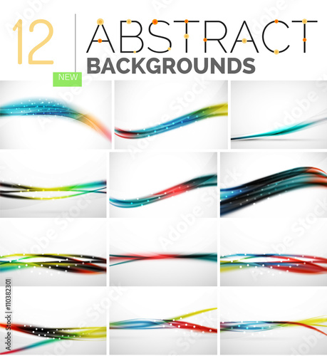 Collection of abstract backgrounds